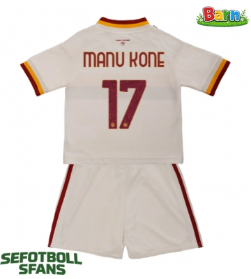 AS Roma Manu Kone #17 Bortaställ Barn 2026-27 Kortärmad (+ Korta byxor)